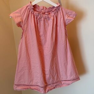 TALULAH Pink Ruffled Blouse